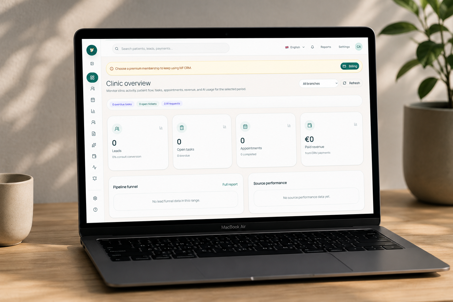 IVF CRM — Complete Fertility Clinic Management Platform thumbnail 2