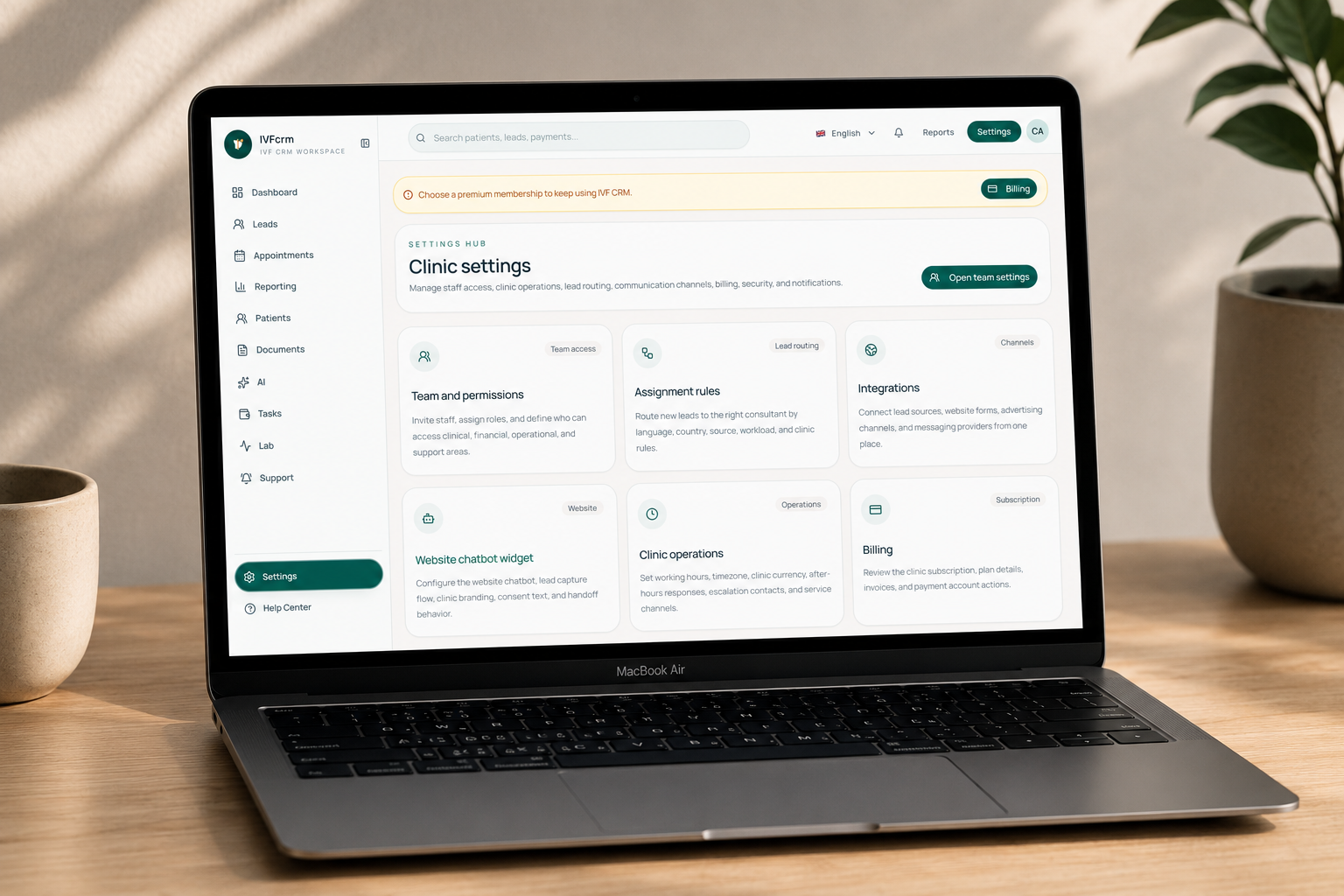 IVF CRM — Complete Fertility Clinic Management Platform thumbnail 3